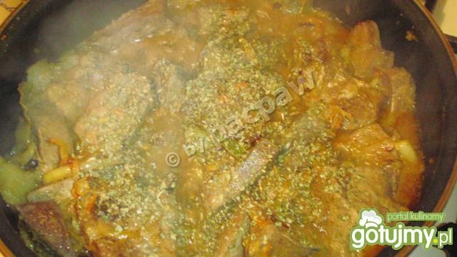 Wątróbka wieprzowa w jabłkach