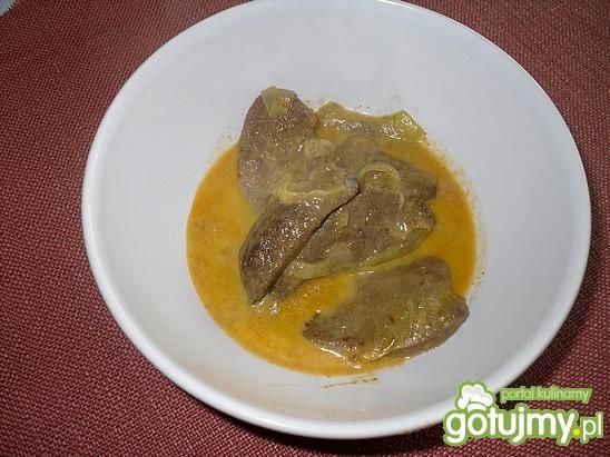 Wątróbka wieprzowa w sosie2 Wątróbka wieprzowa w sosie2