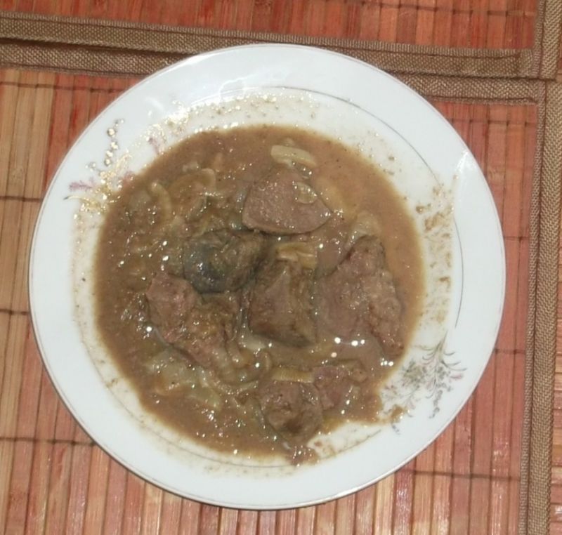 Wątróbka z cebulą 