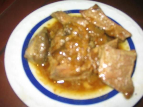 wątróbka z cebulą wątróbka z cebulą