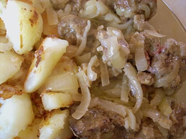 Wątróbka z cebulką 