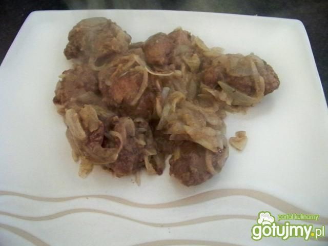 Wątróbka z cebulką Wątróbka z cebulką