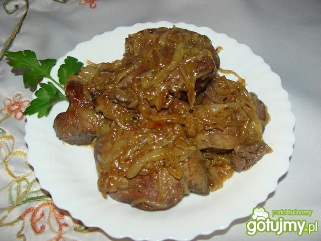 Wątróbka z indyka z cebulką Edzi Wątróbka z indyka z cebulką Edzi