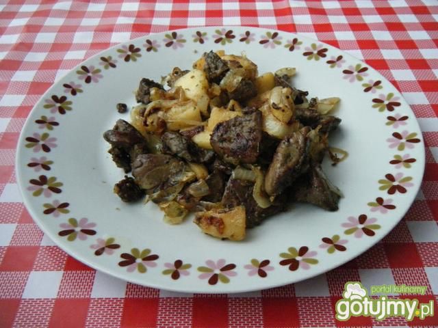 Wątróbka z jabłkami  Wątróbka z jabłkami