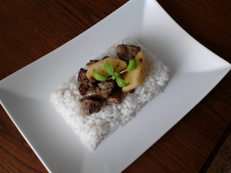 Wątróbka z jabłkami Zub3r'a