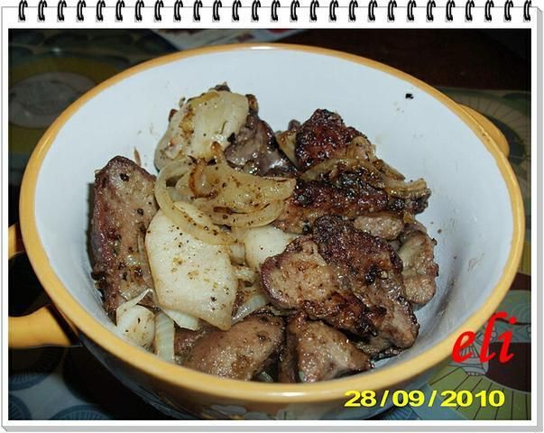 Wątróbka z jabłkiem Eli