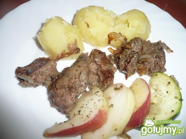 Wątróbka z jabłkiem wg aginaa Wątróbka z jabłkiem wg aginaa