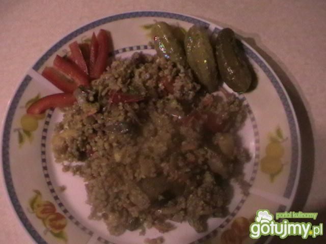 wątróbka z kaszą wątróbka z kaszą