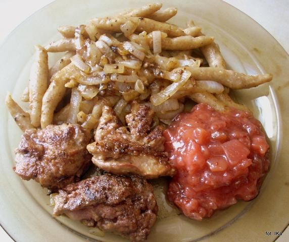 Wątróbka z szarakami