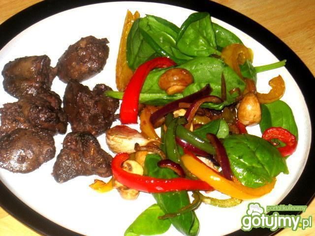 Wątróbka z warzywami z Tefal ActiFry