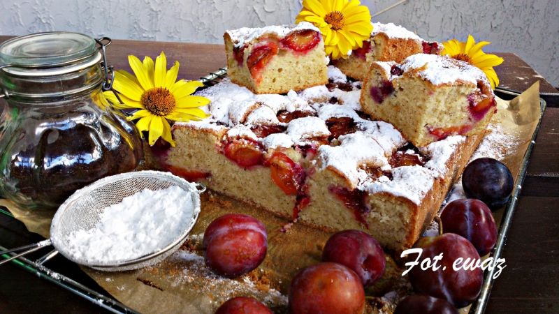 Ważone ciasto ze śliwkami Ważone ciasto ze śliwkami