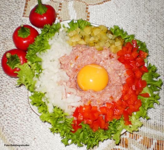 Wędzonka ,, na tatara ,, :