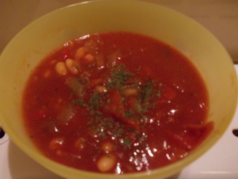 Wegańska fasolka po bretońsku