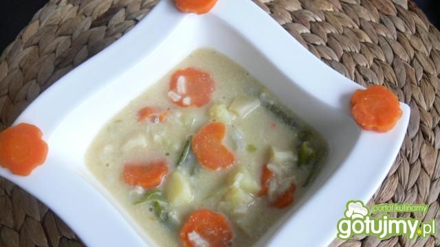 Wegańska zupa jarzynowa z ryżem