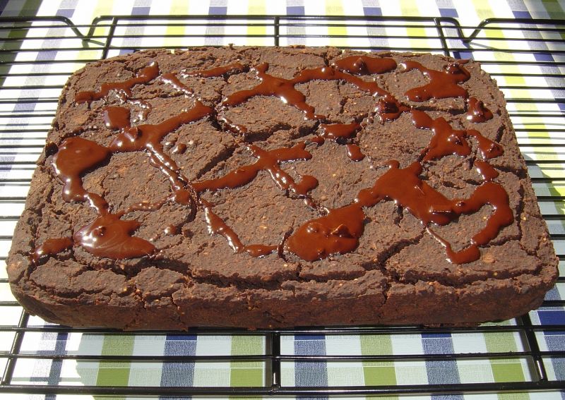 Wegańskie brownie z czarną fasolą i bananami Wegańskie brownie z czarną fasolą i bananami