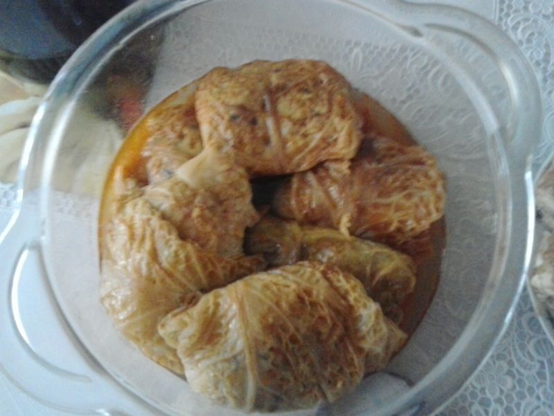 Wegańskie gołąbki z kaszą  i warzywami Wegańskie gołąbki z kaszą  i warzywami