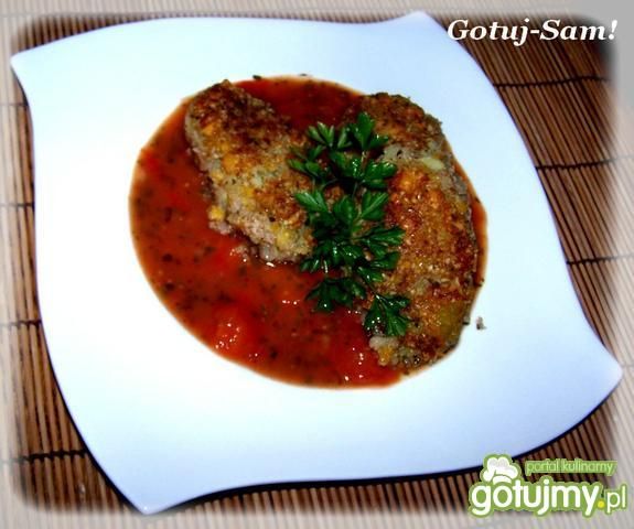 Wegańskie kotleciki w pomidorach 
