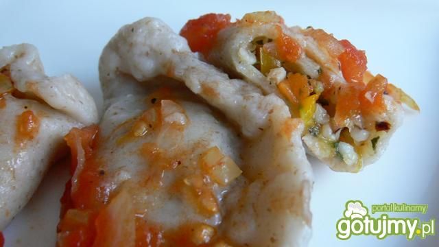 Wegańskie pierogi z kaszą jęczmienną 