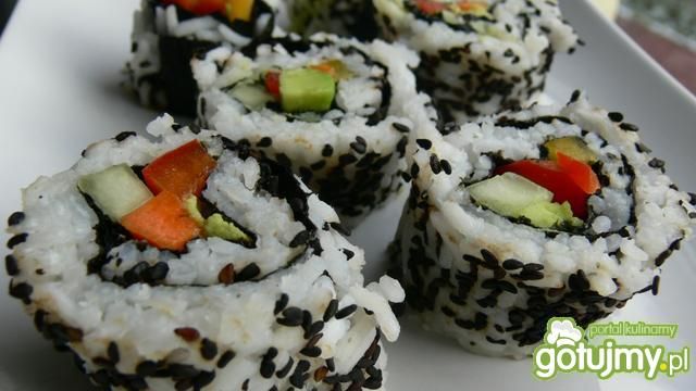 Wegańskie uramaki 
