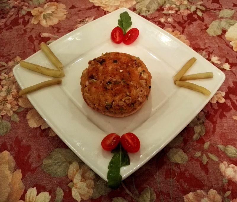 Wege-burger z fasolki szparagowej Wege-burger z fasolki szparagowej