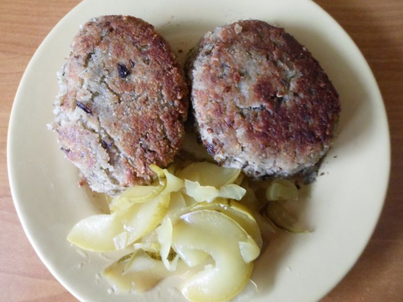 Wegetarańskie kotlety z fasoli mung