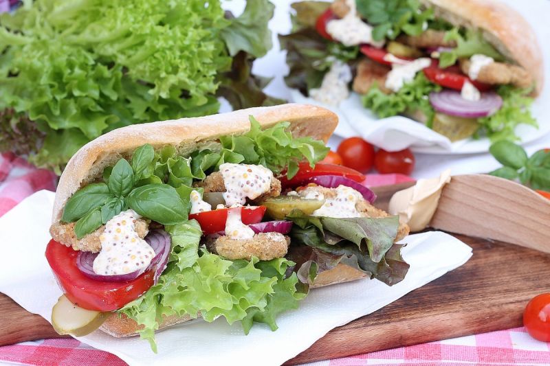 Wegetariańska kanapka Wegetariańska kanapka