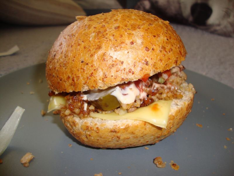 Wegetariański burger Wegetariański burger