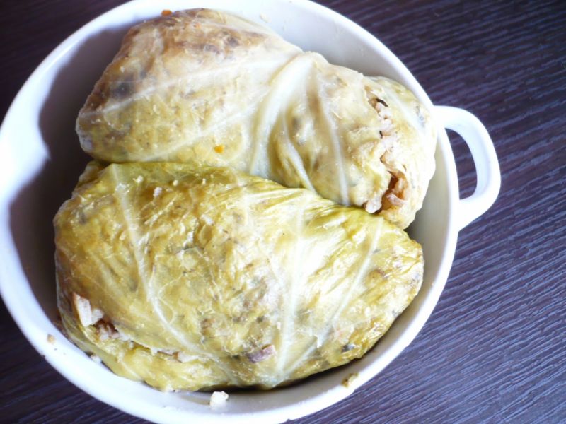 Wegetariańskie gołąbki