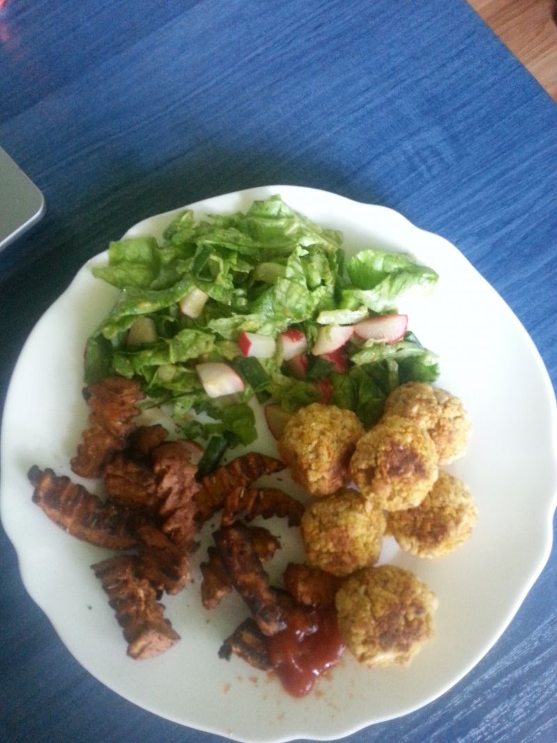 Wegetariańskie kulki obiadowe