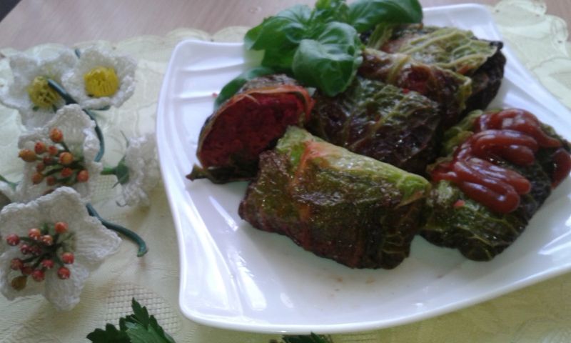 Wegetariańskie mini gołąbki Wegetariańskie mini gołąbki