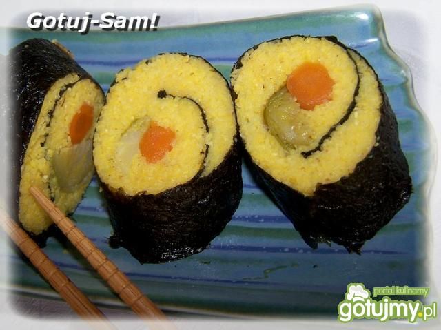 Wegetariańskie roladki z kaszy Wegetariańskie roladki z kaszy