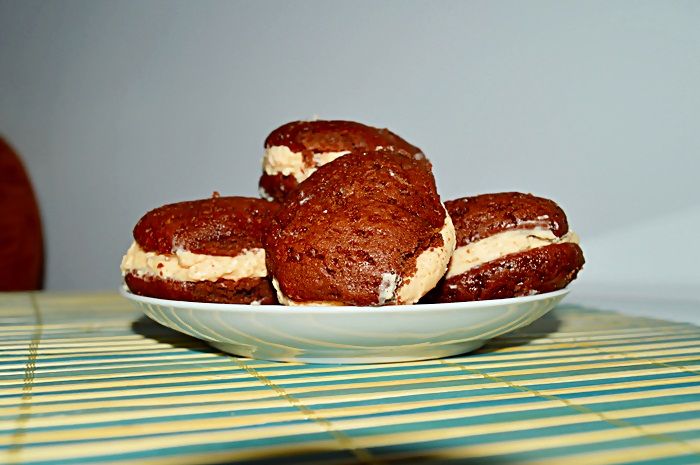 Whoopie pies z kremem marshmallows