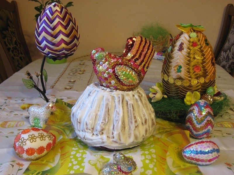 Wielkanocna baba z lukrem