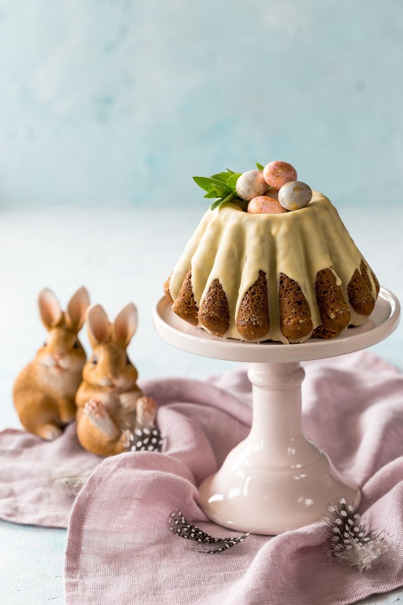 Wielkanocna babka z cukinią Wielkanocna babka z cukinią