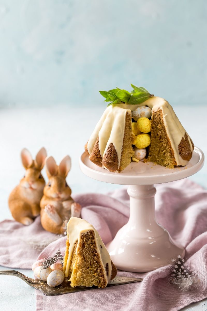Wielkanocna babka z cukinią Wielkanocna babka z cukinią