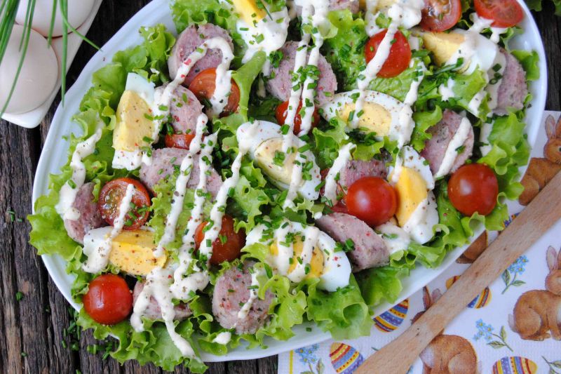 Wielkanocna sałatka