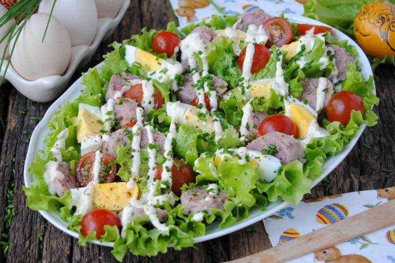 Wielkanocna sałatka