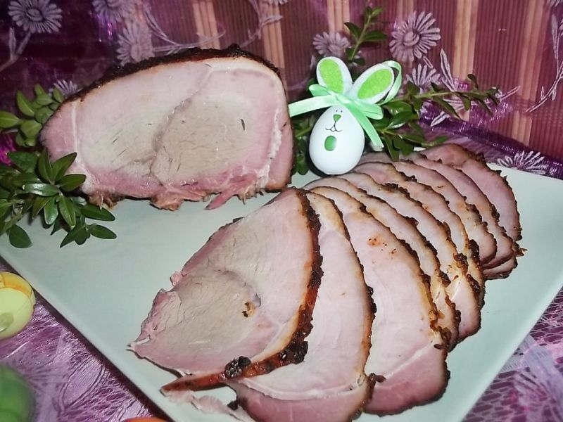 Wielkanocna szynka na kanapki Wielkanocna szynka na kanapki