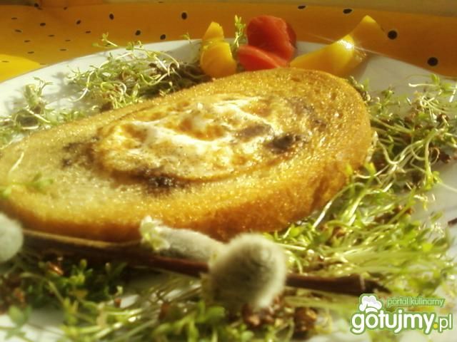 Wielkanocne grzanki z jajkiem : )