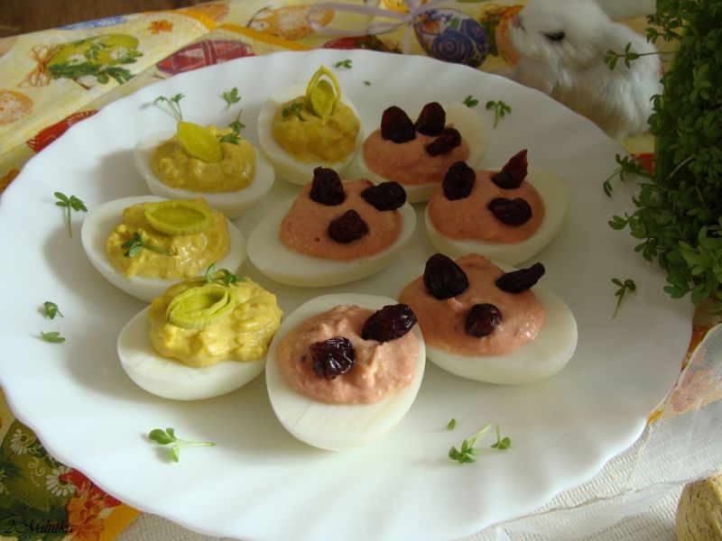 Wielkanocne jajko dwkolorowe