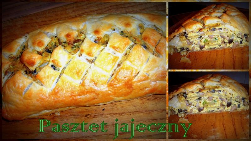 Wielkanocny pasztet jajeczny