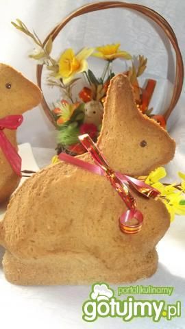 Wielkanocny zając lub baranek  Wielkanocny zając lub baranek