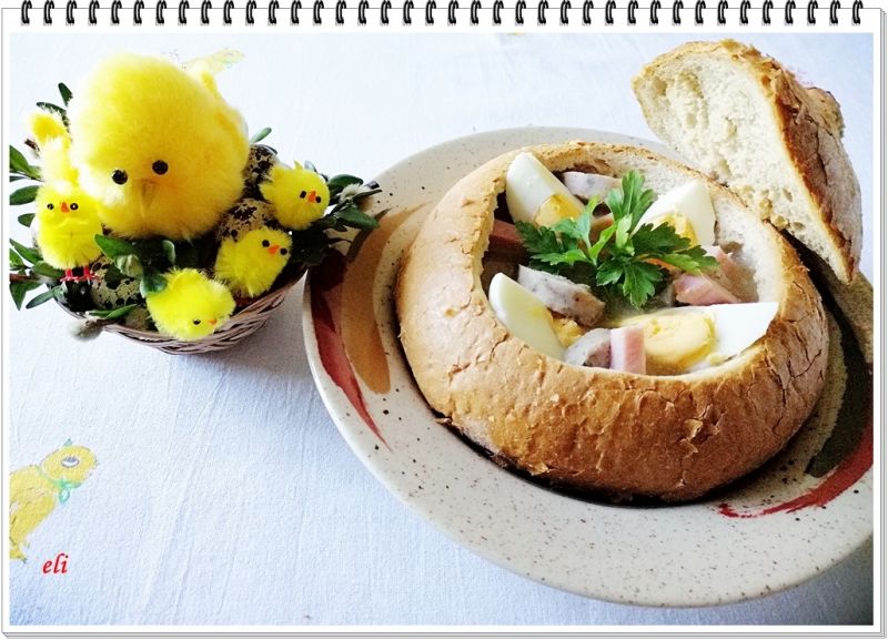 Wielkanocny żurek Eli z chrzanem Wielkanocny żurek Eli z chrzanem