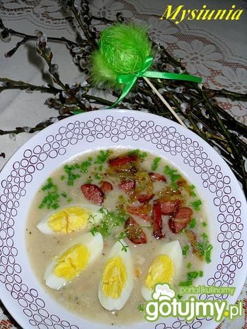 Wielkanocny żurek z jajkiem