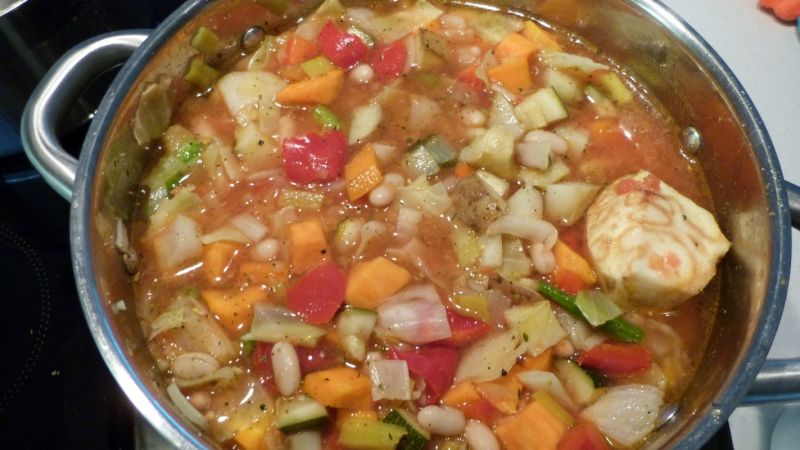 Wielowarzywna z pieczonych wawrzyw Wielowarzywna z pieczonych wawrzyw