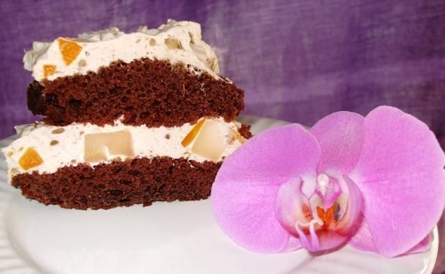 Wieniec kakaowy przekladany ...