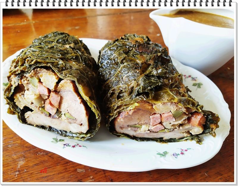 Wieprzowa rolada Eli z kalafiorem w kapuście