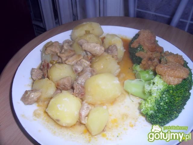 Wieprzowa w sosie własnym z por