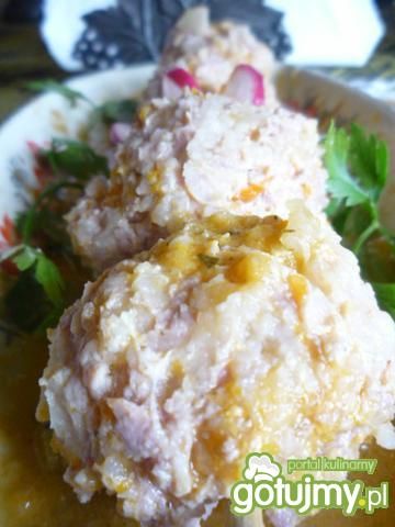 Wieprzowe jeżyki w sosie   Wieprzowe jeżyki w sosie