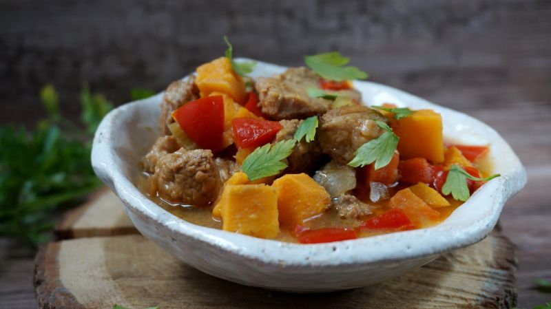 Wieprzowina curry z kokosem